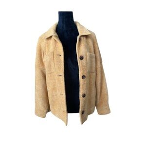 Tribal Women’s Mustard‎ Yellow Lightweight Jacket / Shacket – Size Small